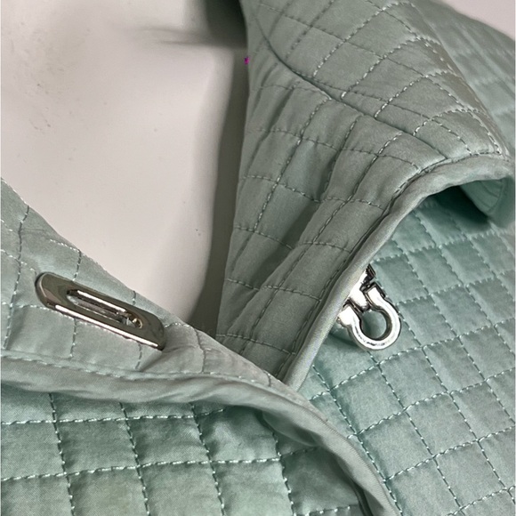 Mel & Lisa Mint Lightly Quilted Jacket 10 - Picture 2 of 4